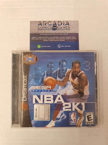 NBA 2K1 Sega Sports NTSC USA Dreamcast SEGA